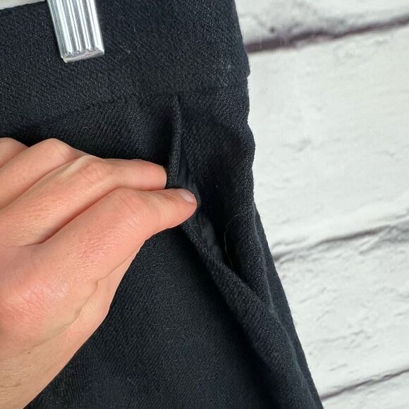 Maeve by Anthropologie Women's Black High-Rise Shorts Size 12 Casual pleated - Picture 4 of 8